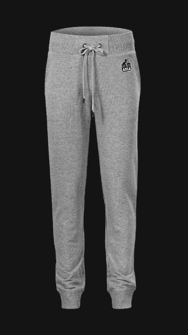 AXLE Joggers gri, pantaloni sport unisex, stil casual-urban.