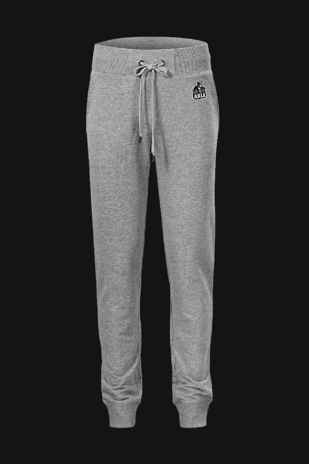 AXLE Joggers gri, pantaloni sport unisex, stil casual-urban.